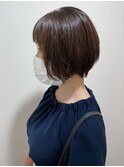 似合わせカット/アースカラー/デザインカラー/ショートボブ