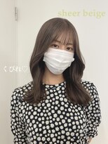 ジーナ 渋谷駅前(Zina)&nbsp;大人可愛いくびれヘアー×シアーベージュカラー