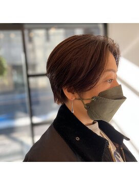 コットン(cotton) すっきりセンターパートショート【スタイリスト白子】