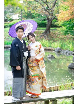 プレスト ベル 三宮 駅前店(Presto belle) 【プレストベル】和装ロケーション(しあわせの村)　￥158,000-