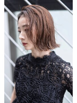 サンク ドリームプラザ店(CINQ) 【CINQ】大柳 切りっぱなしショートボブ/20代30代小顔前髪なし