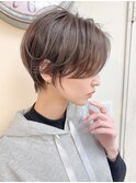 [代々木]ナチュラルピンクスイートAラインの甘辛ショートボブ
