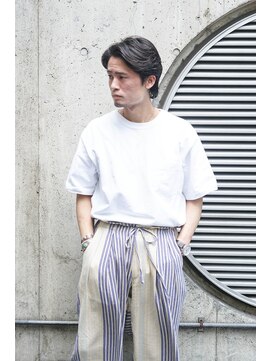 クラスコウベ 三宮店(Krass kobe) MEN’S HAIR 大人クラシカルセンターパート【上野 竜司】