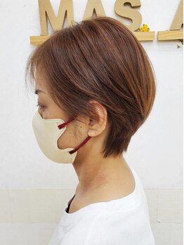 コアフィールドマサコ 小松島店(COIFFURE de MASAKO)の写真/コンプレックスを魅力に変えてくれる技術力☆朝のセットも楽ちんなオンリーワンスタイルをご提案します。