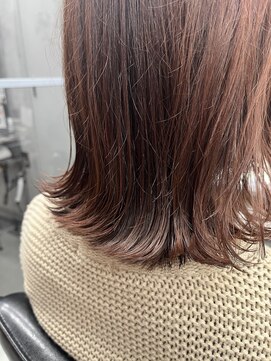 デューヘアー(due hair) ブリーチなしチェリーレッドカラー