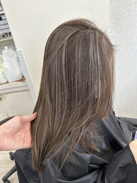 エトラ 渋谷店(etora) 小顔 ネビージュグレージュハイライトカラー◎