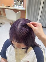 スペックホルダーミミ(Spec Holder mimi) ブリーチ ダブルカラー ベージュ イルミナカラー ラベンダー