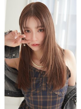 アンジェリカラボ 梅田店(ANGELICA LABO) 似合わせナチュラルハイレイヤー×シフォンブラウン×前髪♪川又