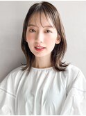 艶感モテ髪薄めバング結べるボブレイヤーカットこなれヘア
