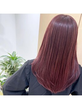 アオ 岡野 横浜(a-o) 【安藤貴志】ピンクバイオレットカラーメレイヤースタイル＊