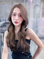 フィヴェント(Fivent)&nbsp;メルティカラー似合わせカットフェミニンロング韓国レイヤー