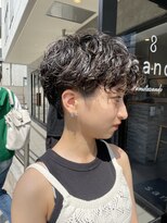 サンド 表参道(sand)&nbsp;ショートボブパーマ20代30代40代ショートパーマショート