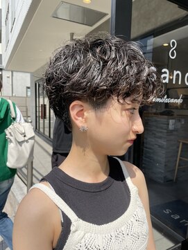 サンド 表参道(sand) ショートボブパーマ20代30代40代ショートパーマショート