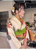 成人式ヘアセット和装ヘアセット卒業式ヘアセット/中西