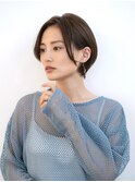 ハンサムショートくびれショートボブ/ひし形/清澄白河