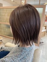 アドラーブル 長岡リップス旭岡店(adorable) 20代30代40代外ハネグレージュあごした2cm