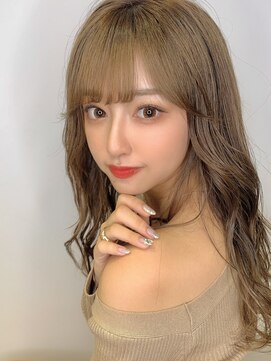 プラチナ(PLATINA) 前髪ブリーチダブルカラー学割U24顔まわりレイヤー