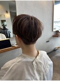 ナチュラル刈り上げショート