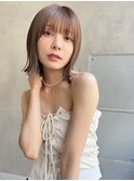 【ROJITHA表参道原宿】外ハネボブ×ミルクティベージュ