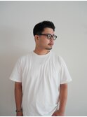 73 かきあげ サイドパート テーパーフェード 福岡