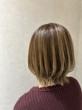 テーラヘアー 東川口店(TELAHAIR) バレイヤージュ×外ハネボブ【TELA HAIR 東川口】