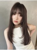【PARK】ロングレイヤー×シアーグレージュ