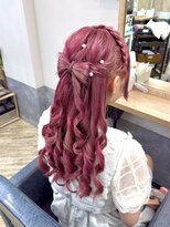 ファースト 祇園本店(first)&nbsp;【セットサロンfirst】立体リボンハーフアップ♪