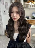 透明感アッシュブラウン