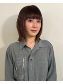ミディアム×顔まわりカット