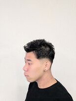 ヘアーソユーズ(HAIR SOYUZ)&nbsp;朝が楽スパイキースキンフェードスタイル