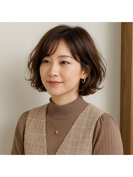 スープレックス ヘアーデザイン(SOUPREX HAIR DESIGN) SOUPREX秋ボブパーマ　20代 30代 40代 50代 60代