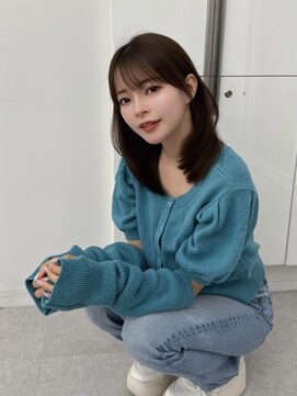 アマトウキョウスマートサロン(AMA TOKYO×Smart Salon) くびれレイヤー/顔まわりカット/レイヤーカット/小顔ヘア