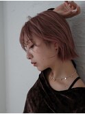 【Sourire江坂】ピンクベージュ×レイヤーショート