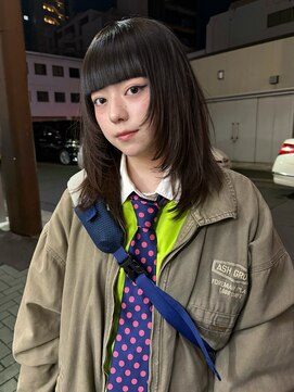 顔周りレイヤー/ワイドバング