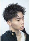 スタイリング簡単メンズ短髪/ツイストショート/港南台