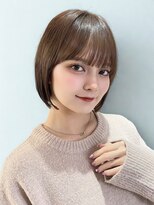 ヘアーサロン ラフリジー(Loufreasy)&nbsp;乾かしただけでまとまる地毛風縮毛矯正×あごラインボブ☆