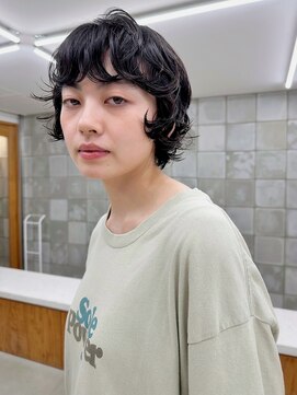 テトヘアー(teto hair) ショートパーマ マッシュショート 緩めパーマ 抜け感パーマ