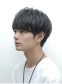 メンズ眉毛ニュアンスパーマメンズカットヘッドスパ銀座