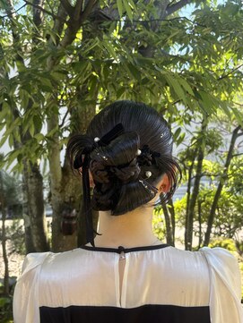 ジュラク(JURAKU) リボンお呼ばれヘア