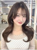 韓国顔周り/ハイレイヤーカット/ワンホンレイヤー/立川