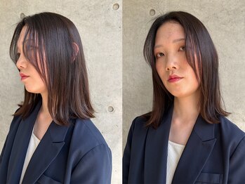 リーナ ビューティガーデン(LiNA BeautyGarden)の写真/結んでもおろしても可愛い顔周りの似合わせカット