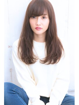 ガーデン ムサシコスギ(GARDEN MUSASHIKOSUGI) くせ毛風エアウェーブ無造作ロング/骨格矯正カット/シアーカラー