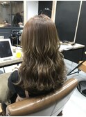 波巻きミディアム・プラチナベージュ