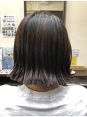 外ハネスタイル