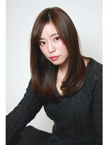 スタイル 成城学園前(STYLE) ストレートヘア 小顔に見せるヘア ブランジュ ダブルバング 1