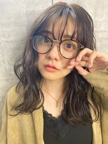 ブリス(VLISS)&nbsp;シースルーバング＿大人可愛いフェミニン巻き