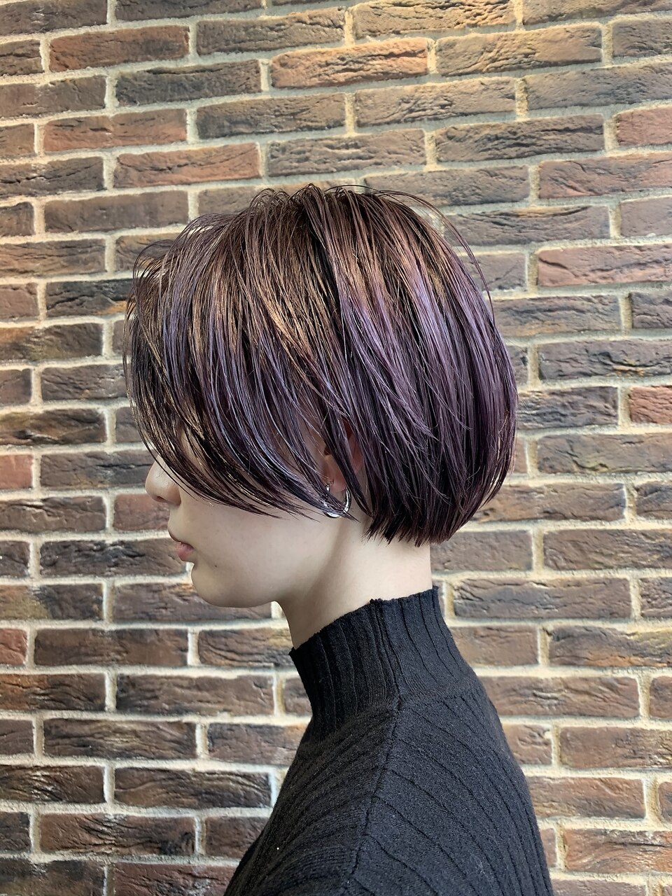 ショートボブ/ラベンダーグレー：L096864338｜ロク(6)のヘアスタイル