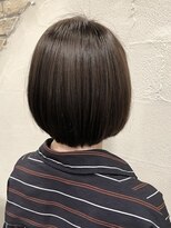 ヘアースパパズ(hair spa PAZ) くすみカラーアッシュベージュミニボブ ¥12500 祐天寺/髪質改善