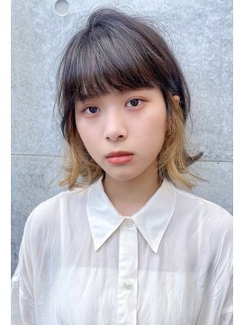 クッキー ヘアーアンドメイク(COOKIE Hair&Make) 【COOKIE】ナチュラル外ハネ×イヤリングカラー