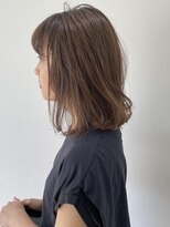 フォーク FOLK&nbsp;【FOLK】小顔 外ハネ 波巻き 横髪 ダーク アッシュ ベージュ♪